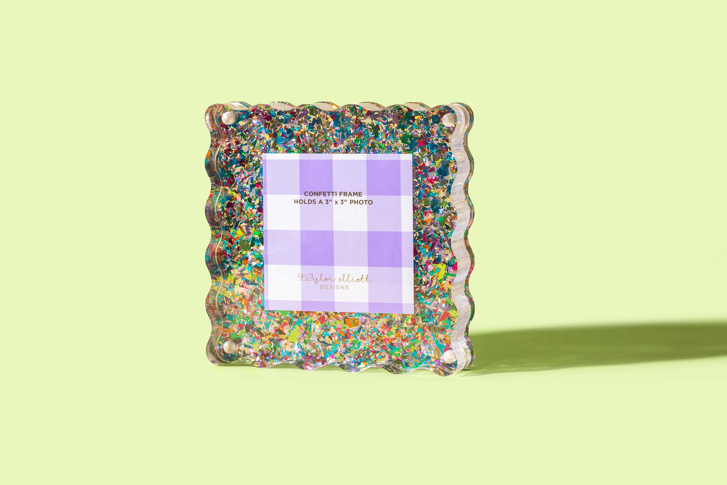 Acrylic Picture Frame - Small - Colorful Confetti