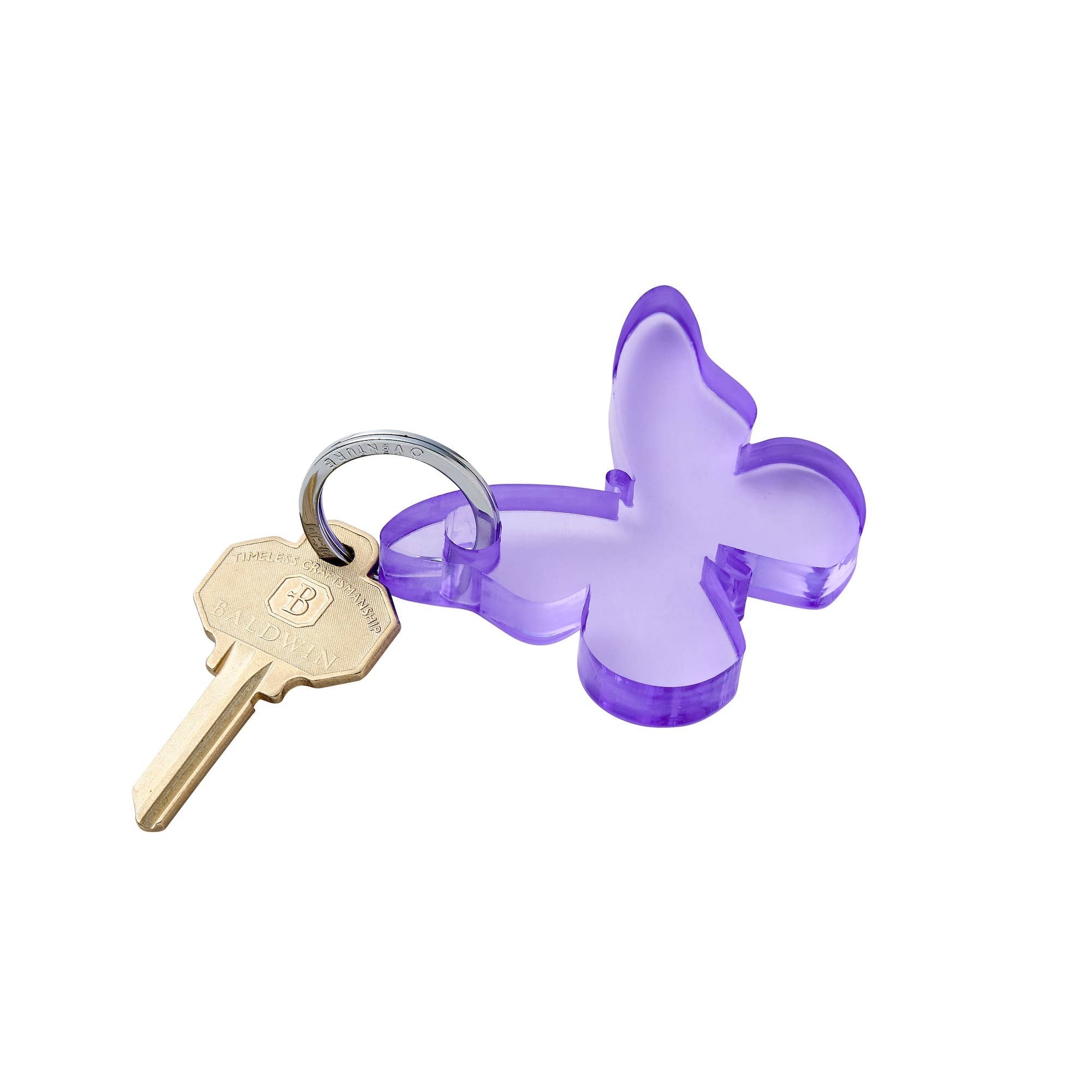 Acrylic Keychains - Purple Butterfly Keychain | Oventure