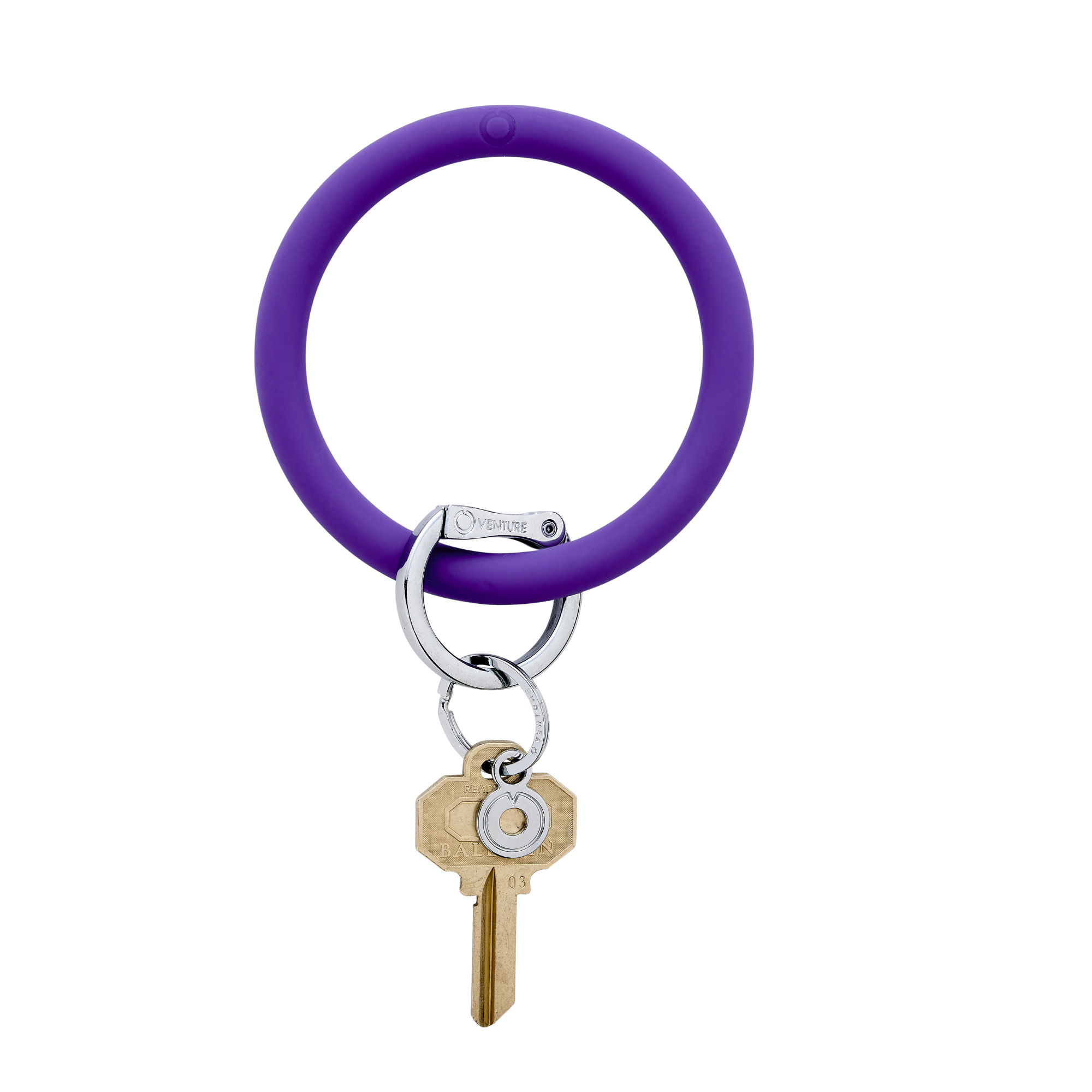 Silicone Big O® Key Ring - ViOlet | Oventure