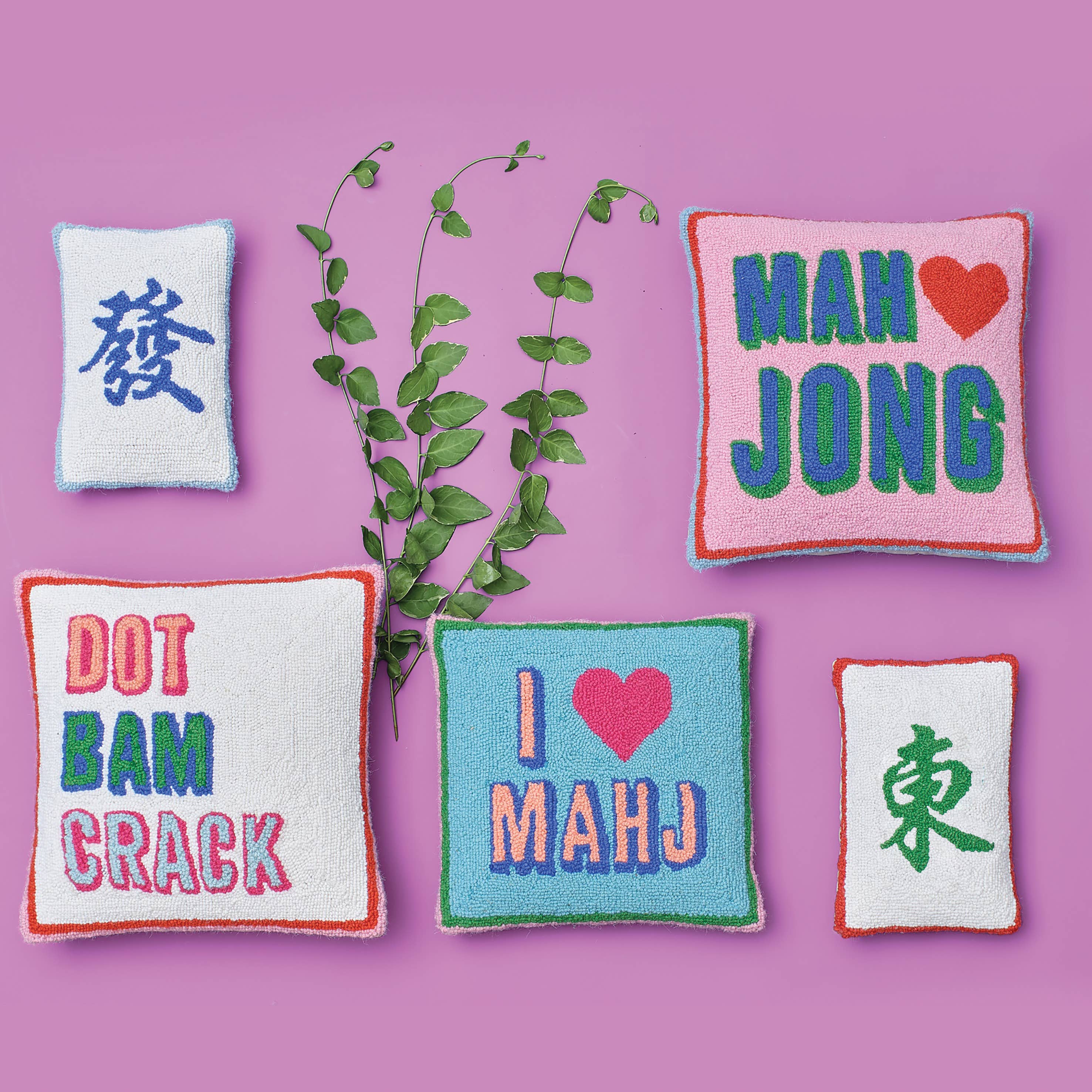 Mah Jong Hook Pillow - Ampersand