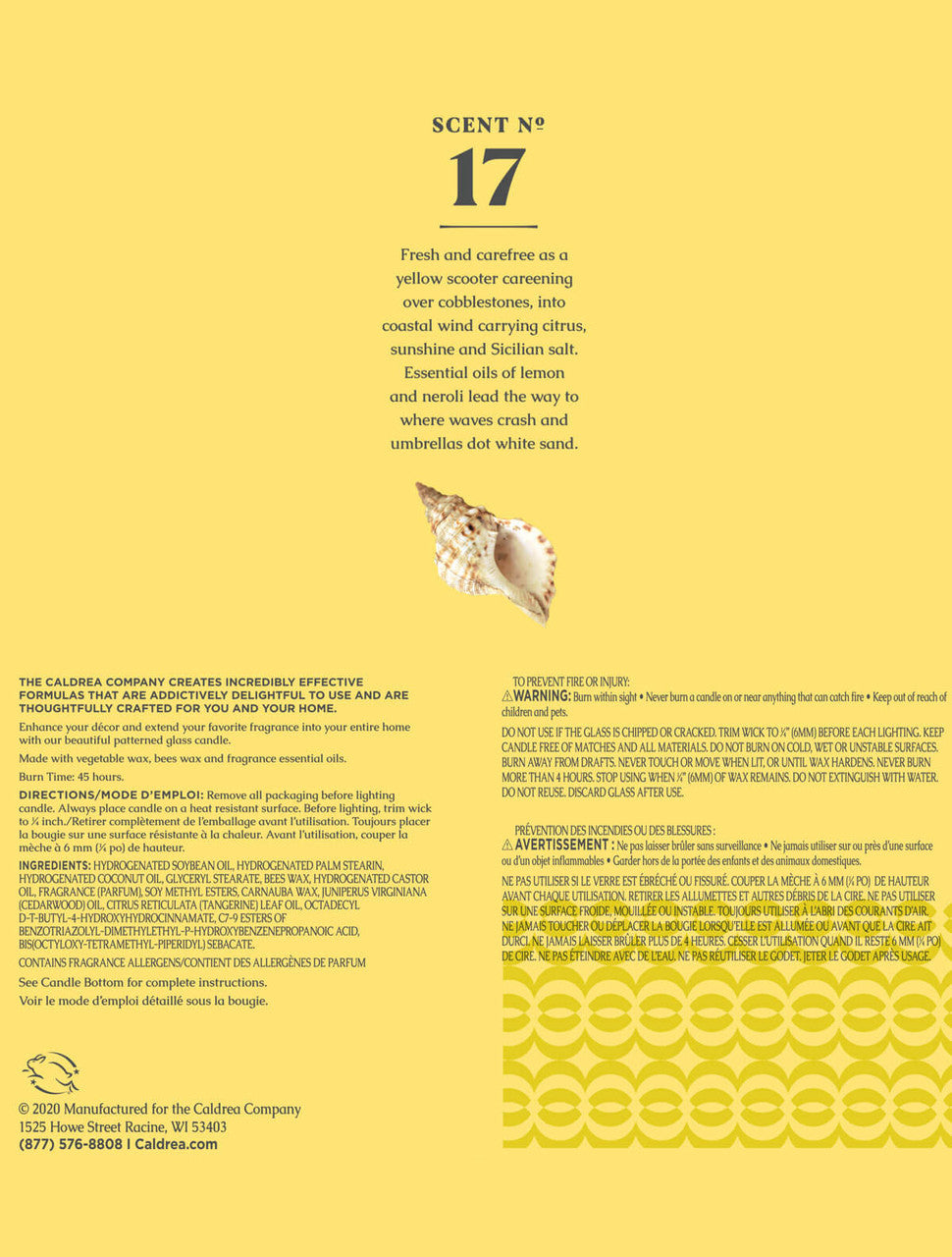 Sea Salt Neroli Candle