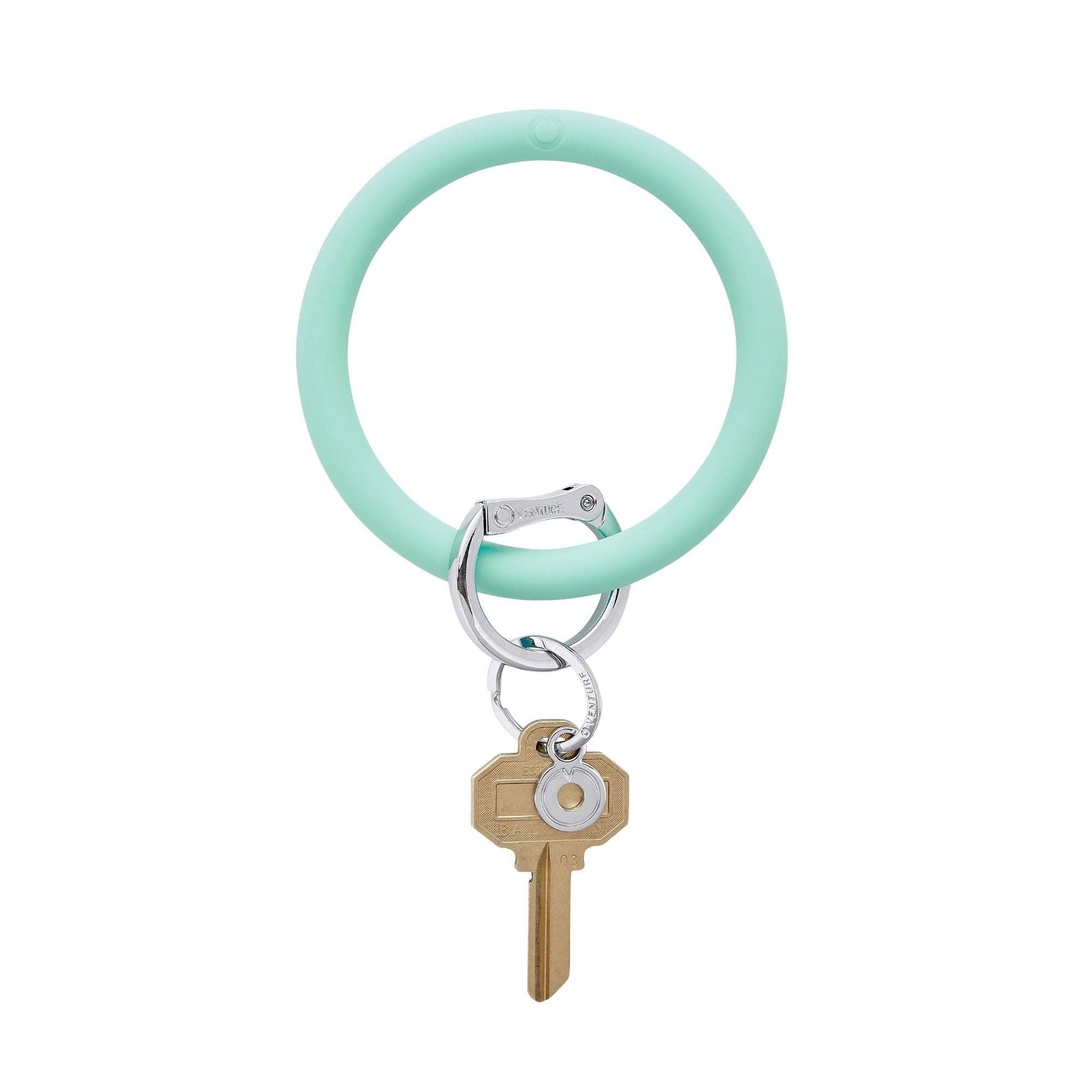 Silicone Big O® Key Ring - Pistachio | Oventure