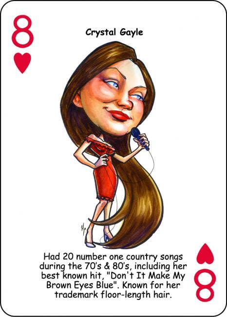 Country Music Legends Playing Cards