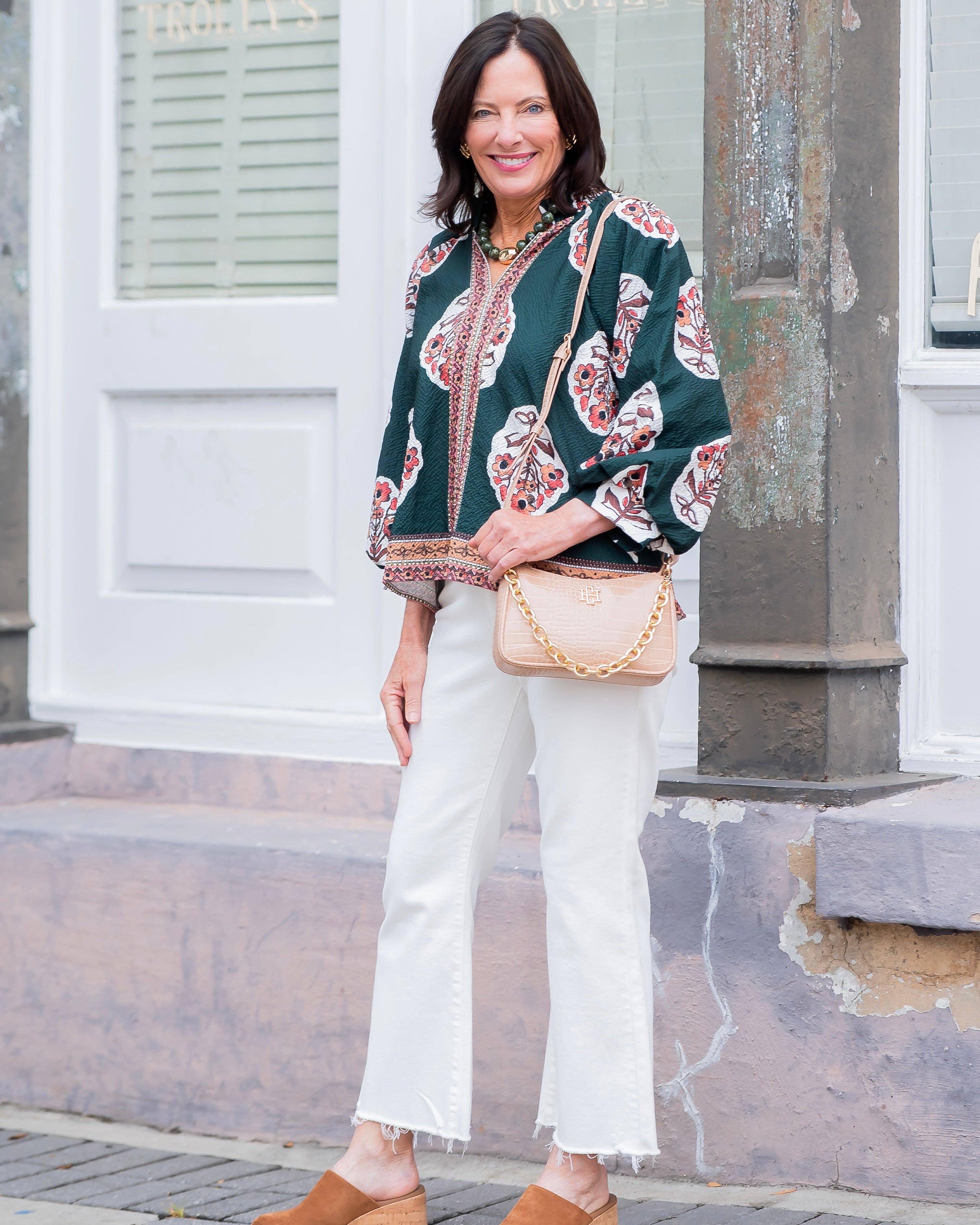 Caroline Hill - Joan Crossbody Latte EC