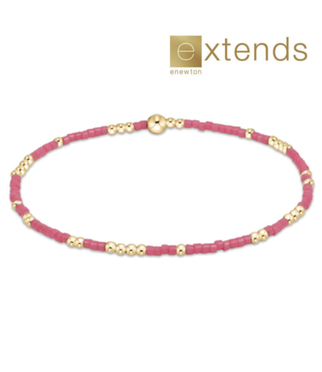 Extends Hope Unwritten Bracelet - Bright Pink/Gold