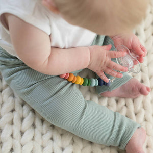 Rainbow Multi Pacifier Clip