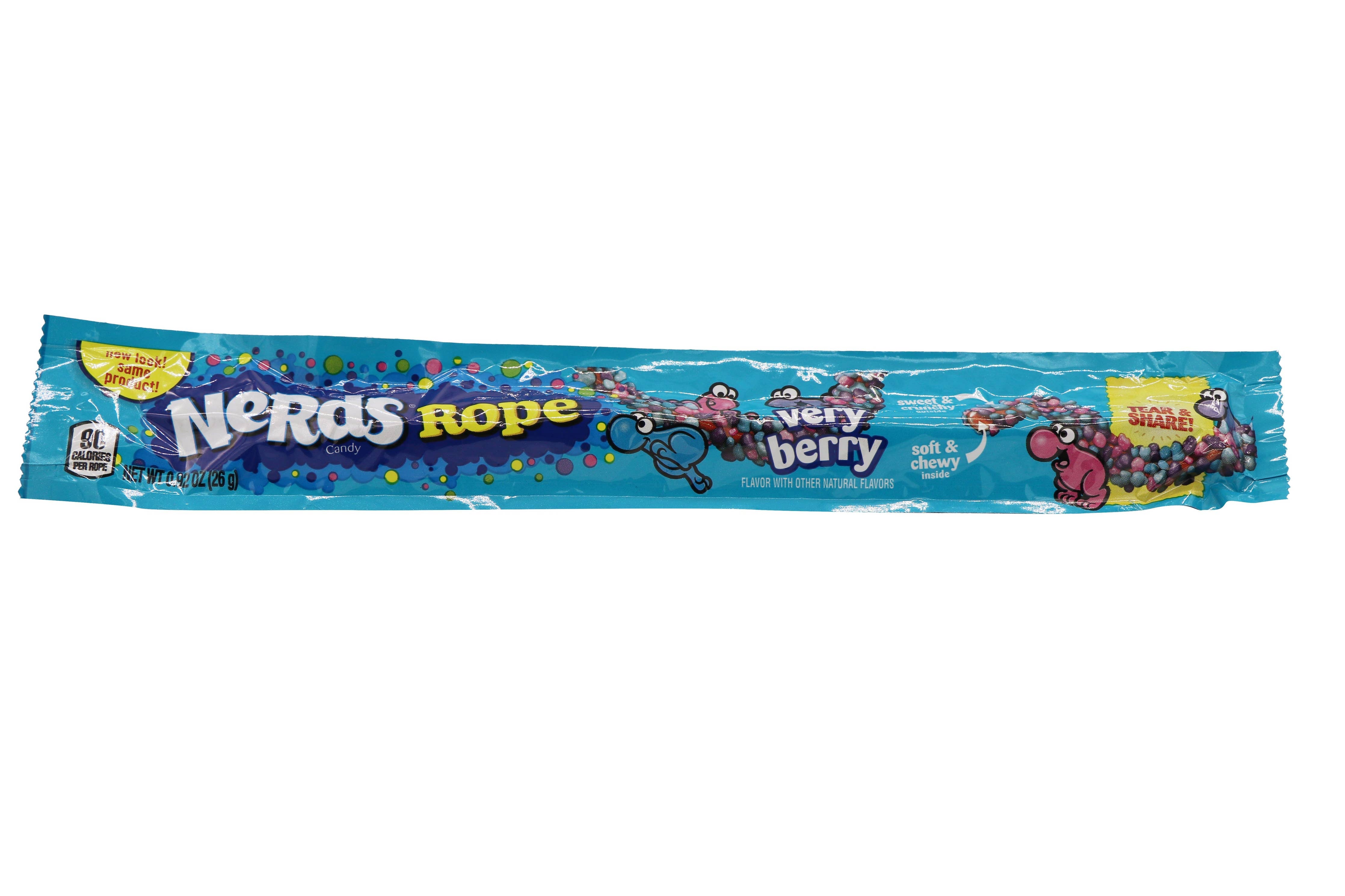 Grandpa Joe's Candy Shop - Nerds Rope, Very Berry Candy, 24ct