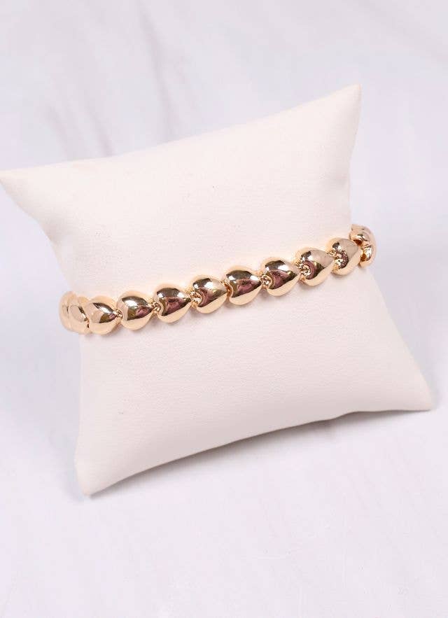 Stacey Heart Stretch Bracelet