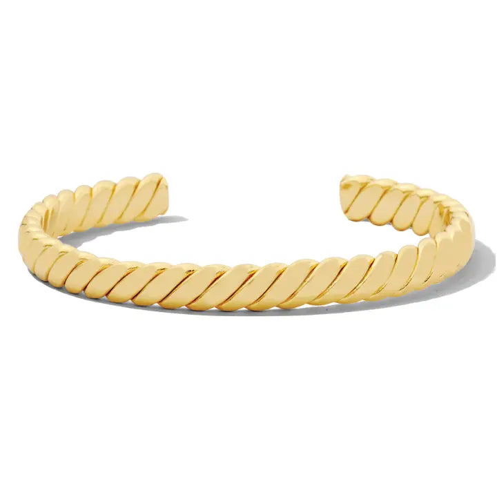 Classic Twisted Cable Cuff Bracelet
