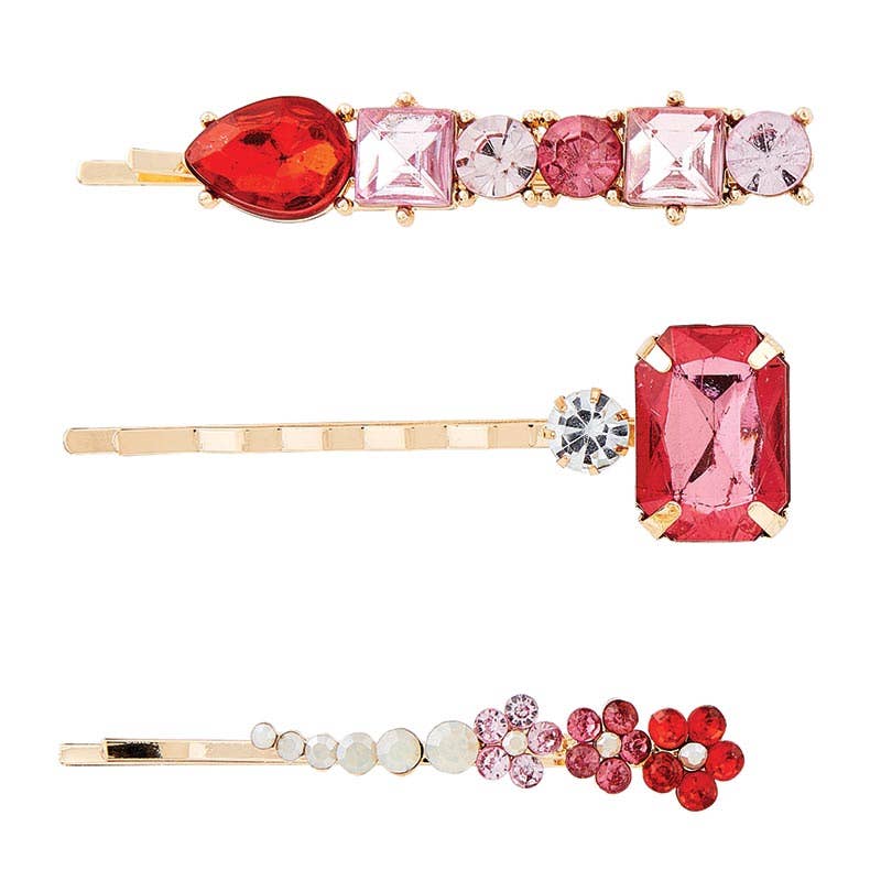 Crystal Hair Pins - Confetti Jewels