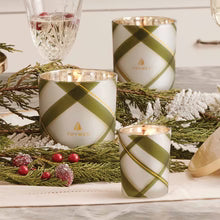 Frasier Fir Frosted Plaid Medium Poured Candle 10 oz | Thymes