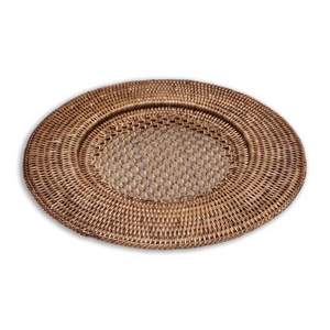 Rattan Round Charger Plate