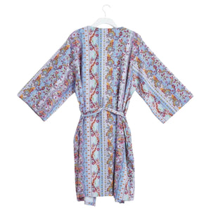 Knit Robe in Provence Paisley Stripes