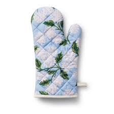 Oven Mitt-Hydrangea