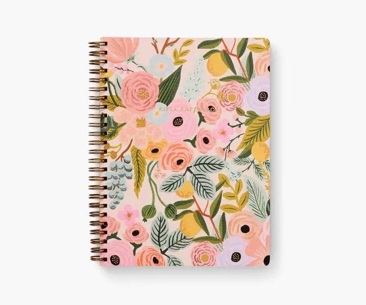 Rifle Paper Garden Party Pastel Spiral Notebook