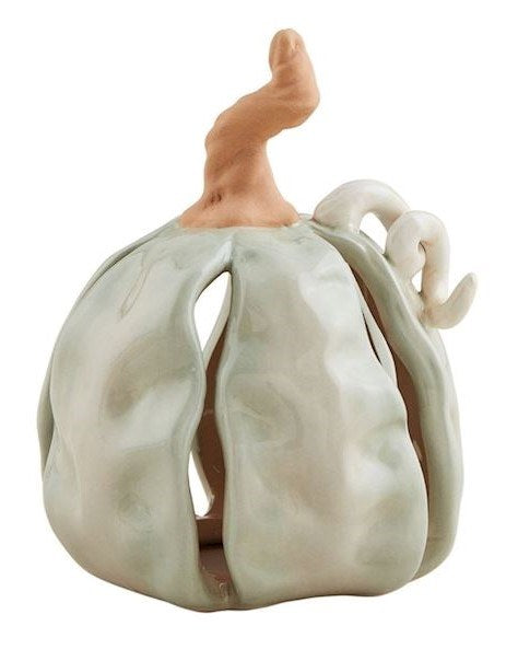 small ceramic pumpkin sitter