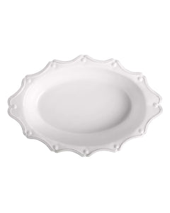 Berry & Thread 18" Oval Baker - Whitewash