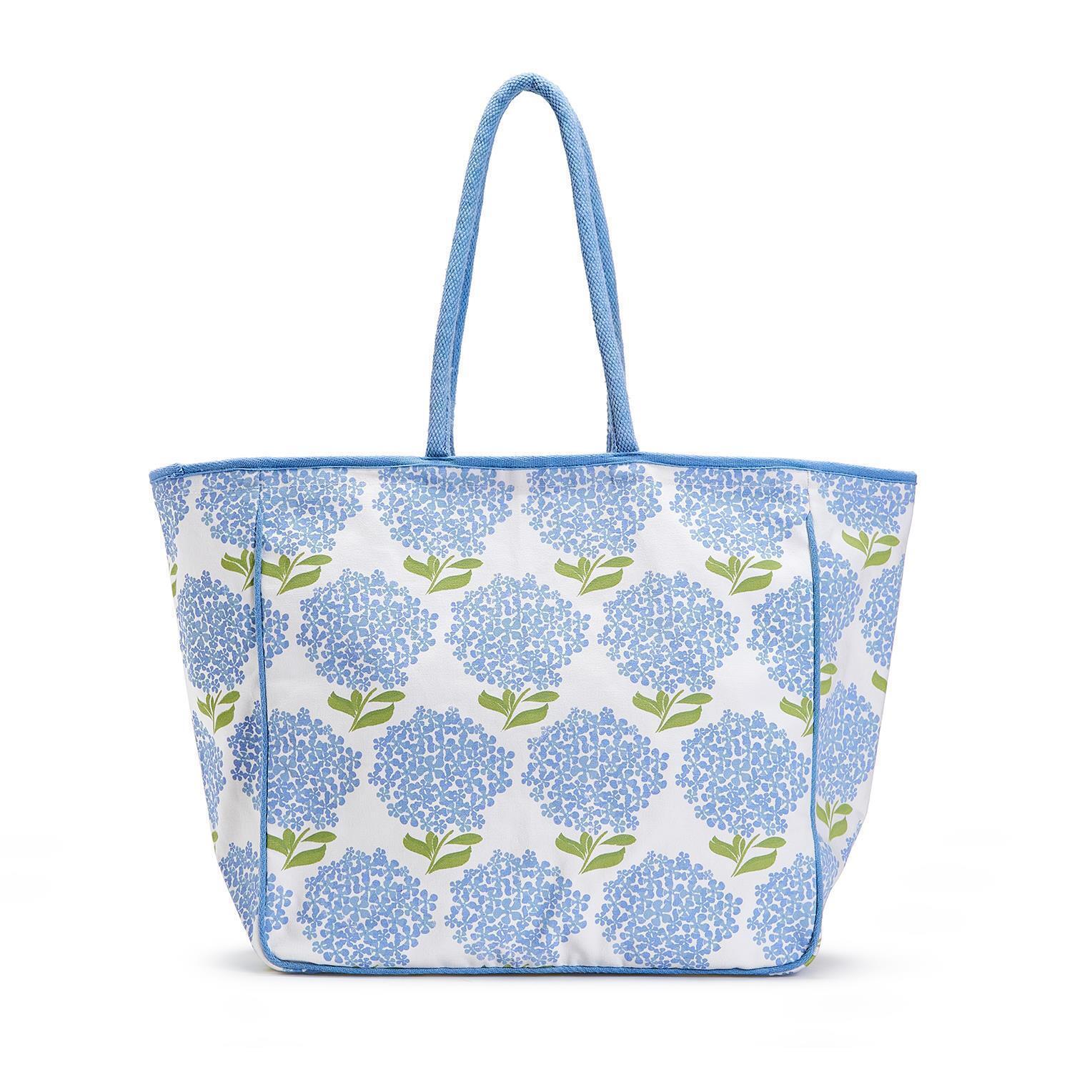 Hydrangea Printed Tote Bag