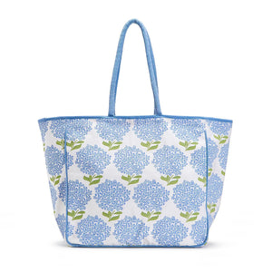 Hydrangea Printed Tote Bag