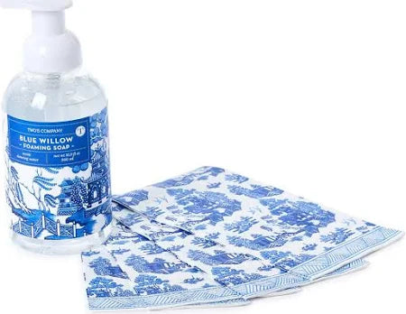 Blue Willow Soap w/Guest Towel