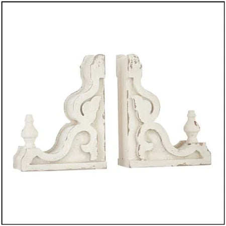 Rustic Distressed Corbel Bookends