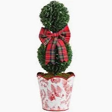 Toile Boxwood Ball Topiary | Mudpie
