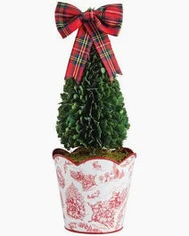 Toile Boxwood Topiary | Mudpie