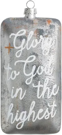 Glory Metallic Painted Ornament