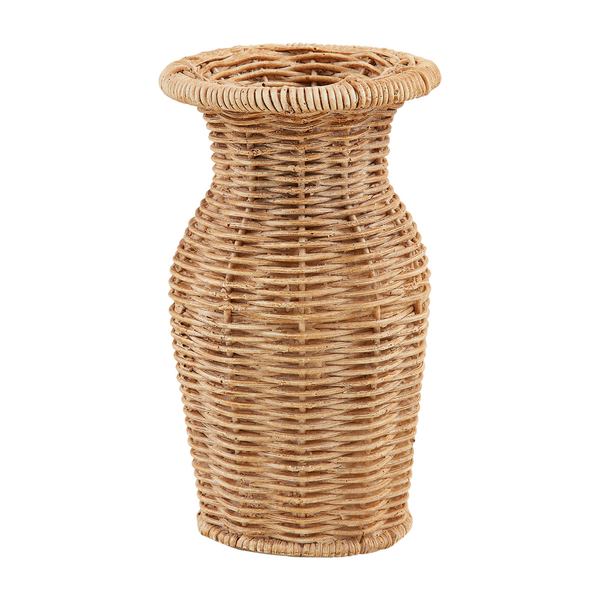 Resin Basket Weave Vases