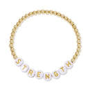 STRENGTH Beaded Bracelet | Splendid Iris