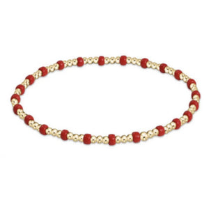 enewton Gameday Hope Sincerity Bracelet- bright red