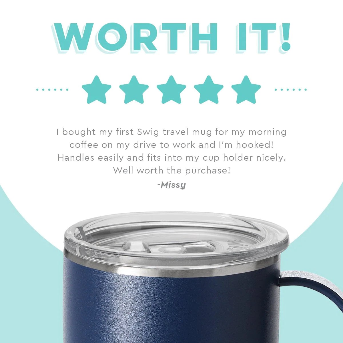 Navy Travel Mug (18oz)