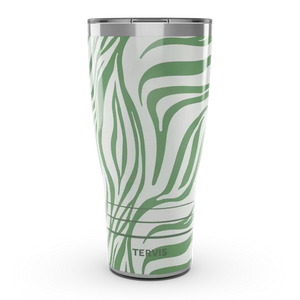 Jade Zebra Stainless Steel With Slider Lid - 30oz