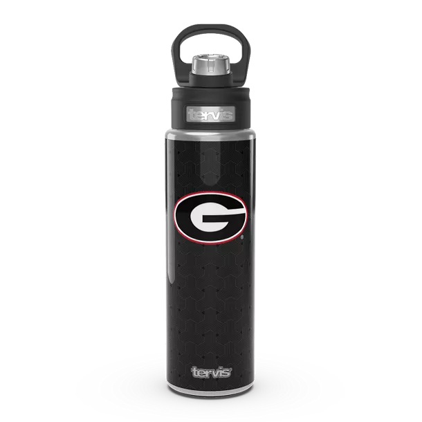 Georgia Bulldogs 24oz Wide Mouth - Stainless Steel Bottle with Deluxe Spout Lid