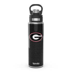 Georgia Bulldogs 24oz Wide Mouth - Stainless Steel Bottle with Deluxe Spout Lid