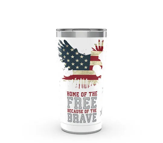 Tervis Home of the Free Because of the Brave 20 Oz. Stainless