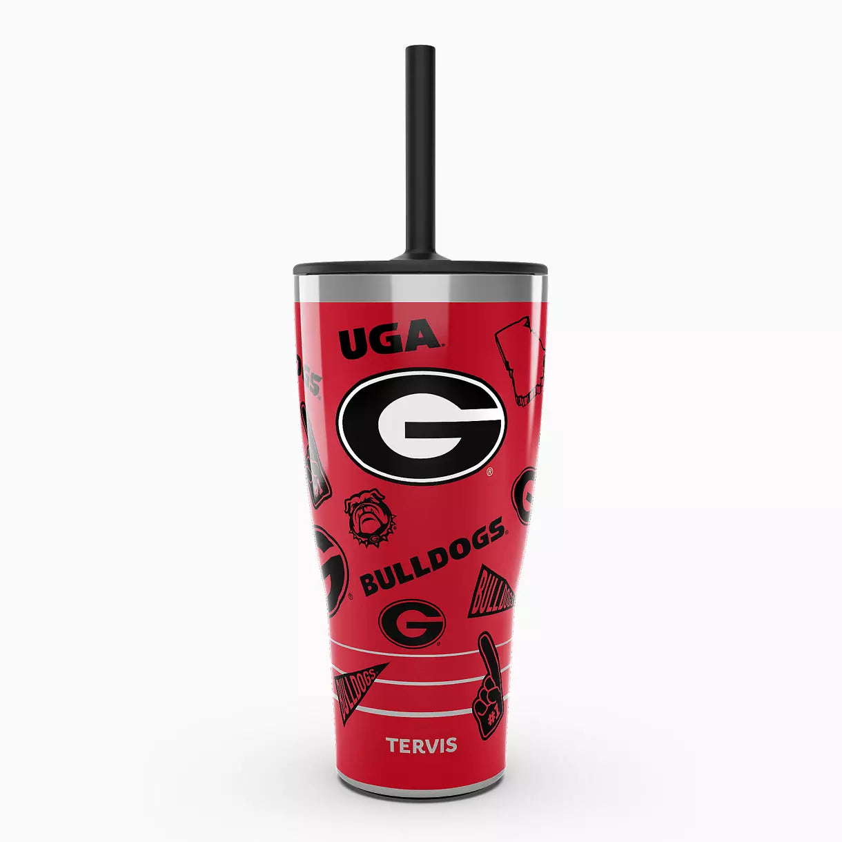 Georgia Bulldogs Swag 30 OZ Tumbler with Straw | Tervis