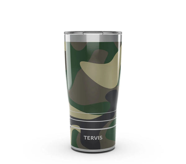 Tervis Tumbler with Lid, Stainless Steel, Jungle Camo, 20 Ounce