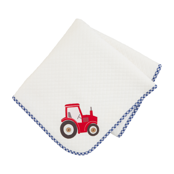 Tractor Quilted Blanket