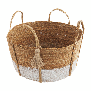 Seagrass Tassel Basket Set