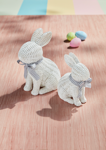 Wicker Bunny Sitters