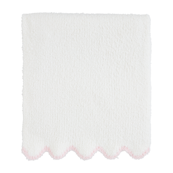 Scallop Chenille Baby Blanket