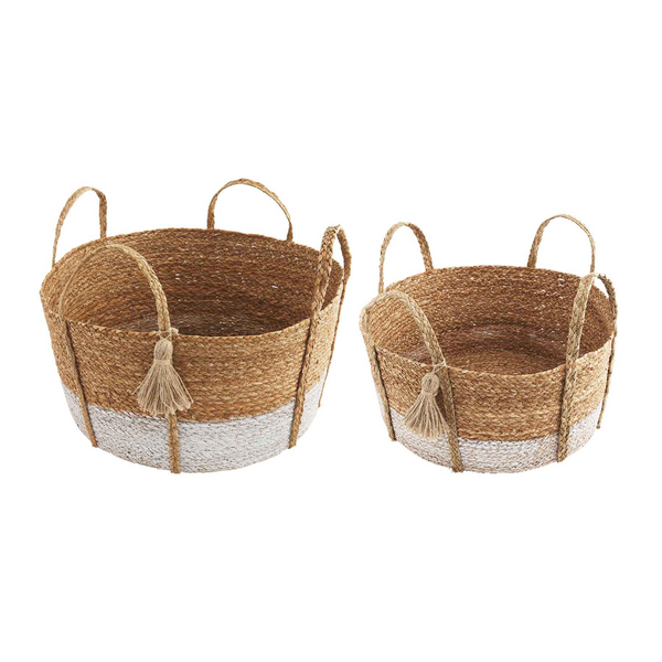 Seagrass Tassel Basket Set