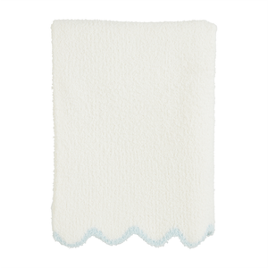 Scallop Chenille Baby Blanket