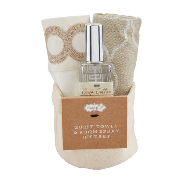 Classic Guest Towel & Room Spray Gift Set