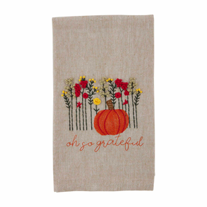 Grateful French Knot Towel