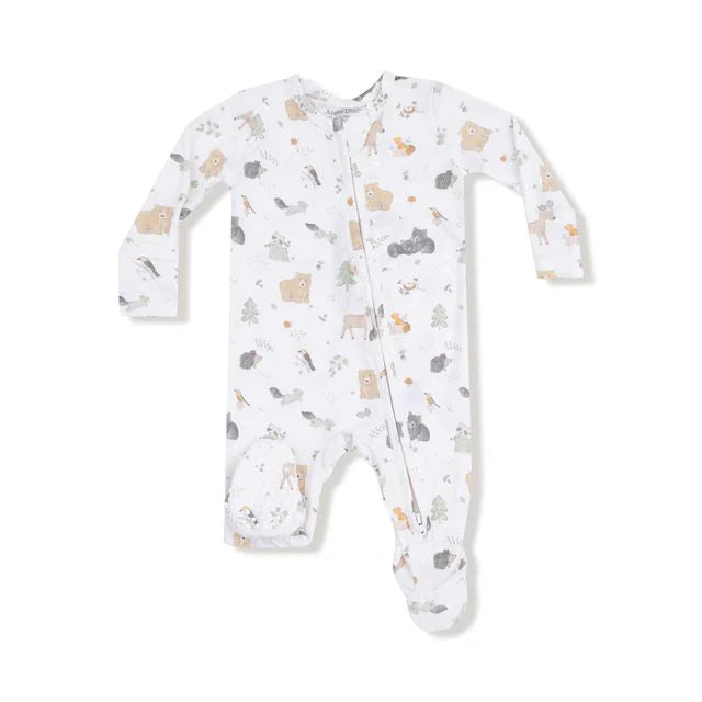 Woodland Babies 2 Way Zipper Footie