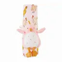 Chicken Swaddle Blanket & Rattle in Pink