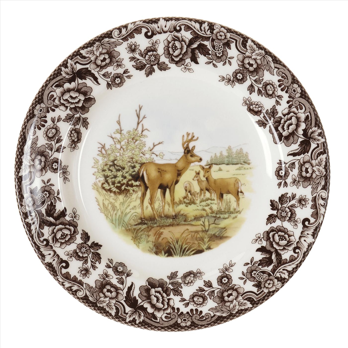 Woodland Mule Deer Salad Plate