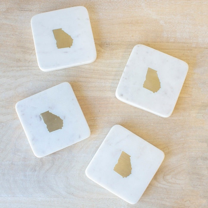 Georgia Marble Coasters (set of 4)